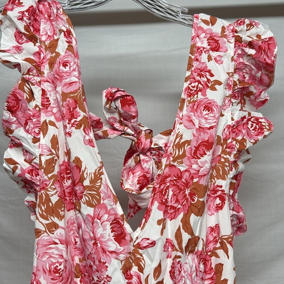 Floral Ruffle Dress - Picture 4 of 7